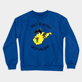 Wild & Weird West Virginia (Monster Trio) Crewneck Sweatshirt